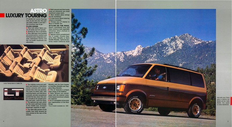 1985 Chevrolet Astro Van Brochure Page 9